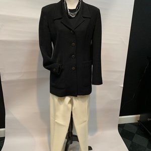 Vintage Dana Buchman B/W Jacket - Three Piece Set